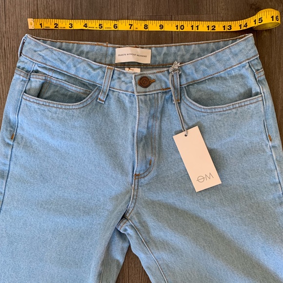 NWT Objects Without Meaning frayed flare jeans - Picture 7 of 11